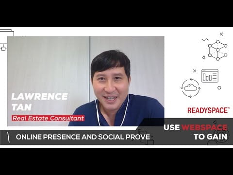 Lawrence uses WebSpace to gain online presence and social prove