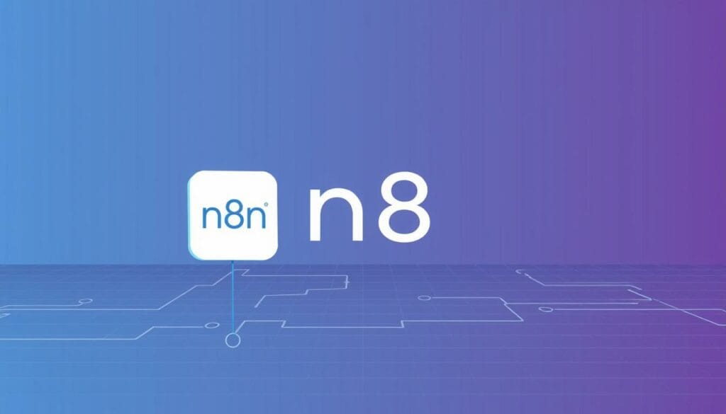 A sleek, minimalist illustration of the n8n integration platform. In the foreground, a stylized icon or logo for n8n stands prominently, conveying its intuitive and powerful functionality. In the middle ground, a series of interconnected nodes and lines depict the seamless integration capabilities, linking various software systems and data sources. The background features a subtle grid or circuit board pattern, suggesting the technical complexity and versatility of the platform. The overall composition is clean, visually striking, and communicates the core message of n8n's ability to integrate seamlessly with existing systems.